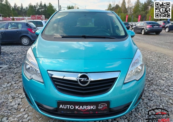 Opel Meriva cena 21500 przebieg: 202452, rok produkcji 2010 z Jeziorany małe 742